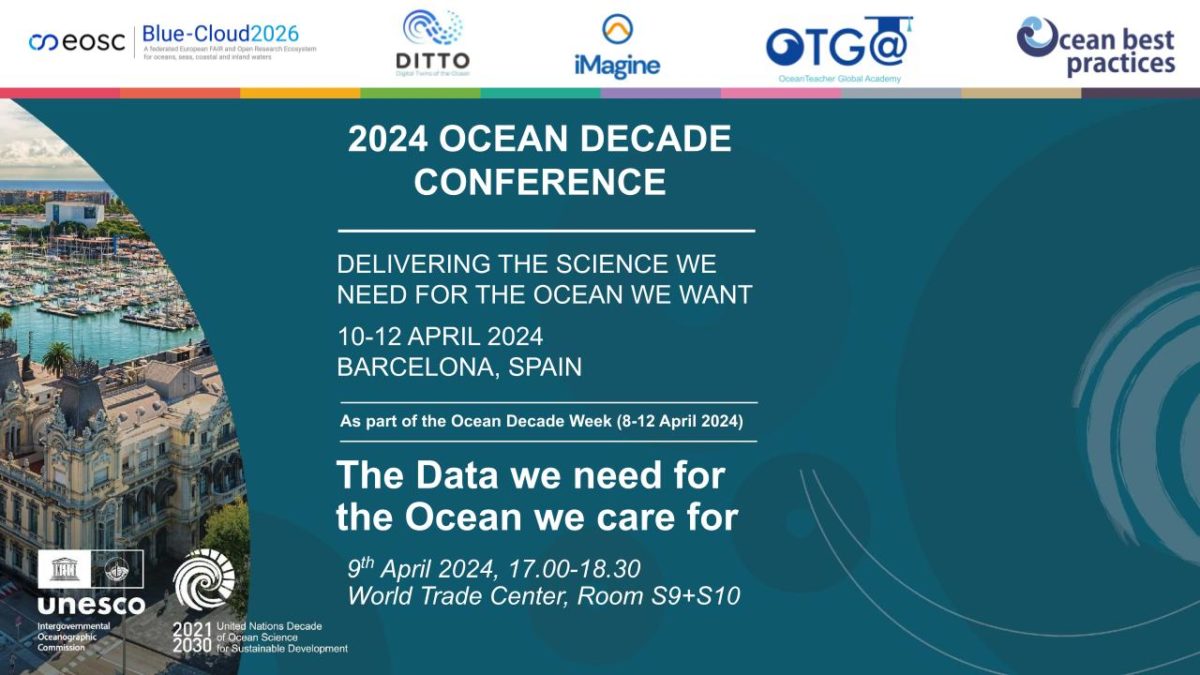 The Data we need for the Ocean we care for – Satellite event at 2024 UN Ocean Decade Conference