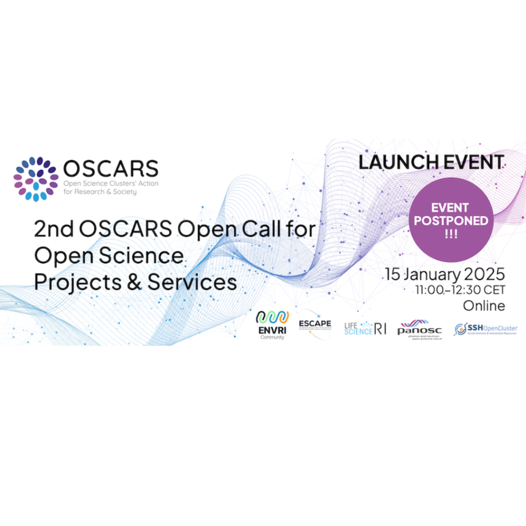 Launch Event: OSCARS Open Call for Open Science projects and services