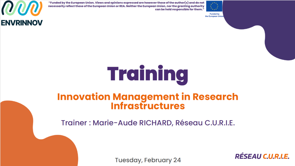 ENVRINNOV Training Session #2 — A Great Success!