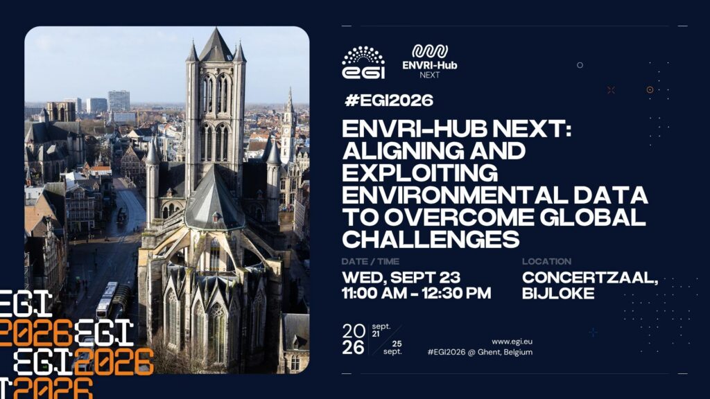 ENVRI-Hub NEXT at EGI2026