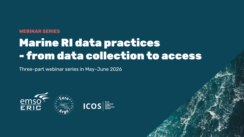 GEORGE webinar series: “Marine Research Infrastructure data practices – from data collection to access”