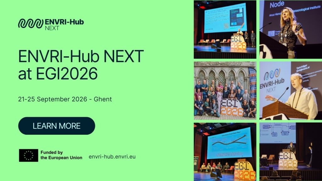 ENVRI-Hub NEXT Highlights from EGI2026